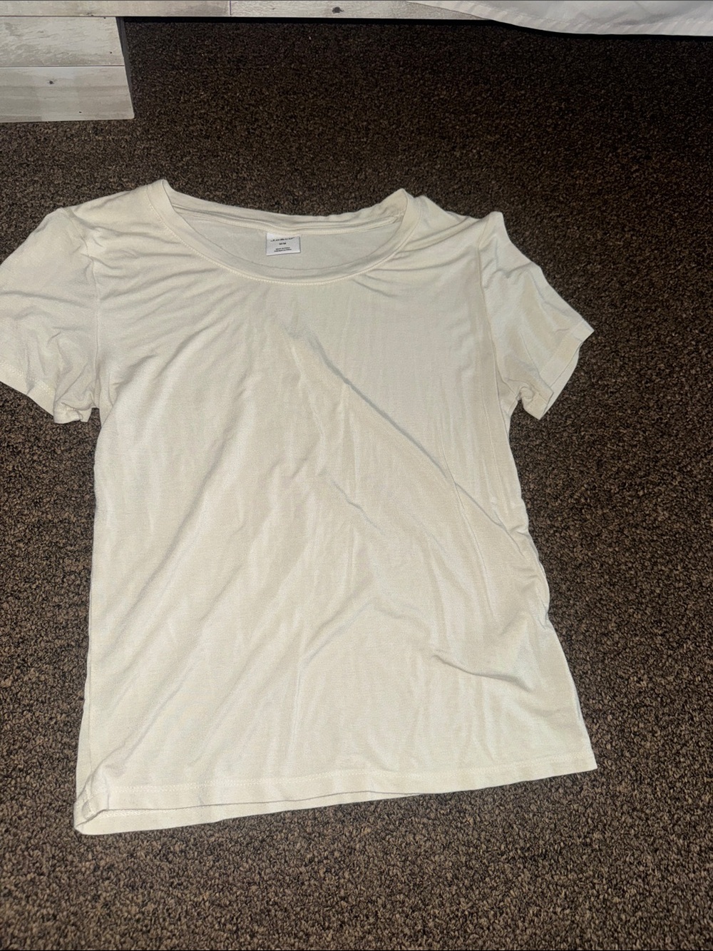 Classic Women's Crew Neck Tee - Cream